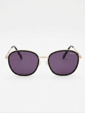 Quay Australia Jezabell Inlay Sunglasses | Black and Gold